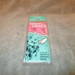 Vintage Forever Young White Cotton Beauty Gloves While You Sleep Sealed Prop NOS